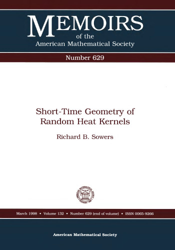 Short-Time Geometry of Random Heat Kernels