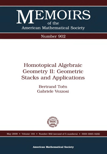 Homotopical Algebraic Geometry II: Geometric Stacks and Applications