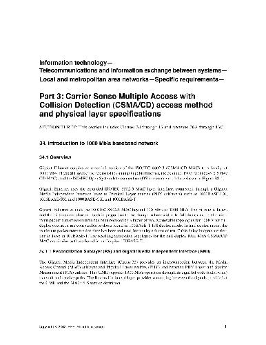 IEEE Standards 802.3