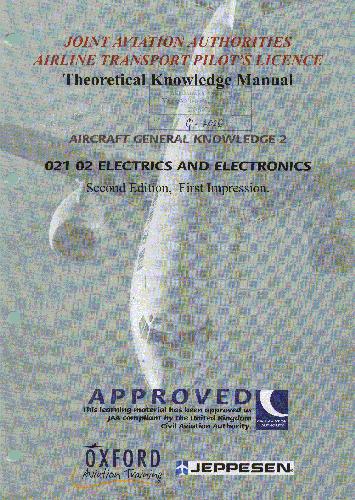 Jaa Atpl Book 3 Oxford Aviation Jeppesen -Electrics And Electronics