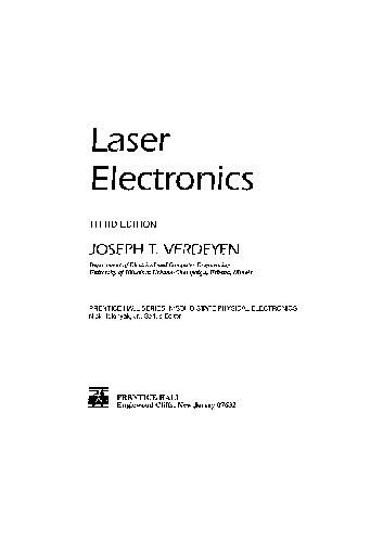 Laser Electronics