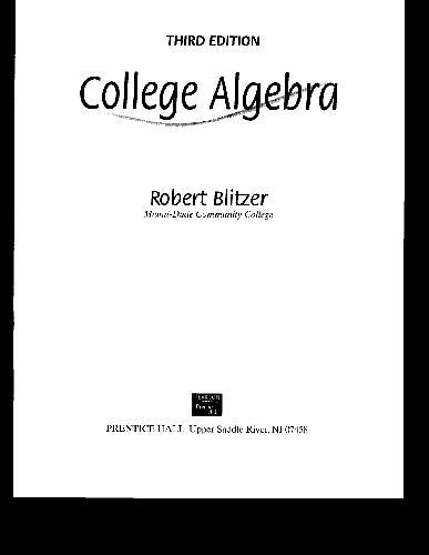 College Algebra