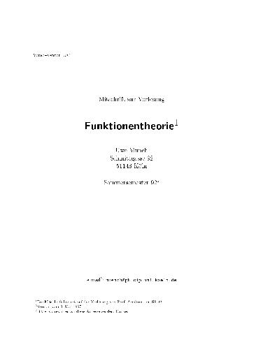 Funktionentheorie 009