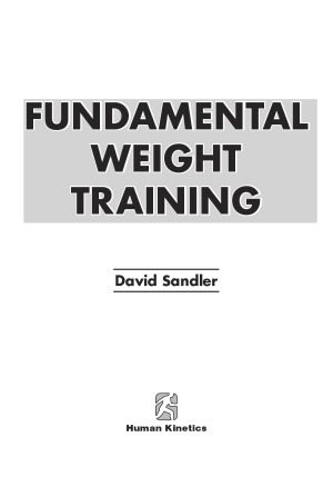 Fundamental Weight Training