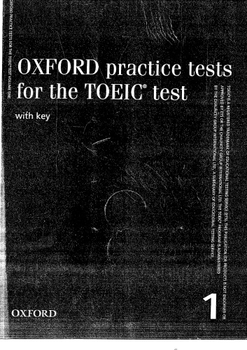 Oxford Practice Tests For The Toeic Test 1