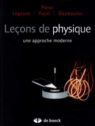 Leçons de physique : une approche moderne