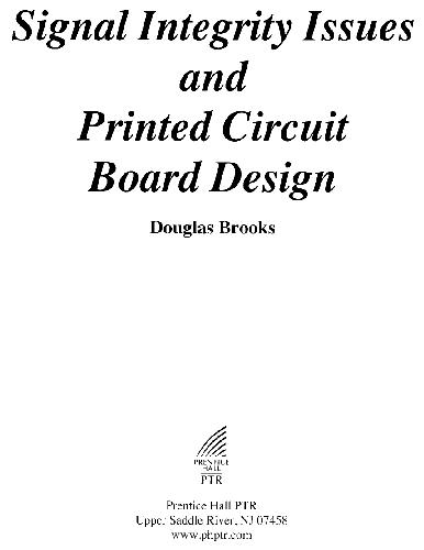 Signal Integrity Issues And Pcb Design