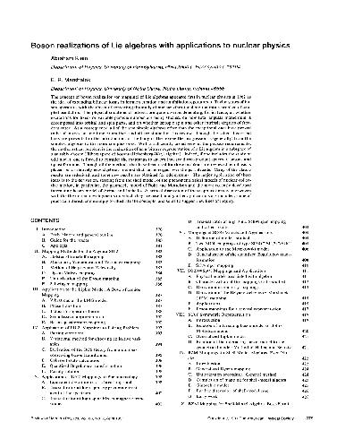 Rmp 63.375 Boson Realizations Of Lie Algebras With Applications To Nuclear Physics