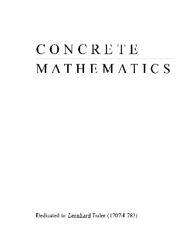 Concrete Mathematics