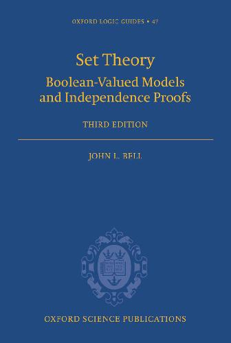 Set Theory: Boolean-Valued Models and Independence Proofs