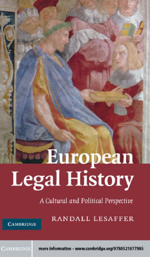 European Legal History: A Cultural and Political Perspective