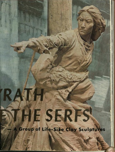 Wrath of the serfs: a group of life-size clay sculptures