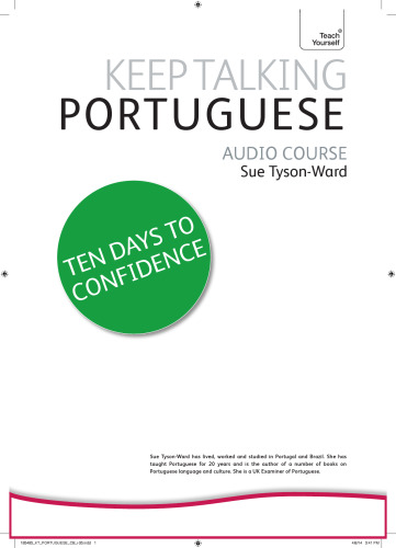 Keep Talking Portuguese Audio Course - Ten Days to Confidence: Advanced beginner’s guide to speaking and understanding with confidence