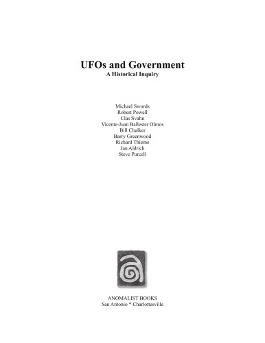 UFOs and Government: A Historical Inquiry