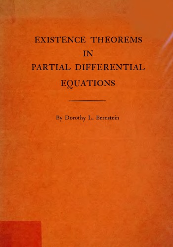 Existence theorems in partial differential equations