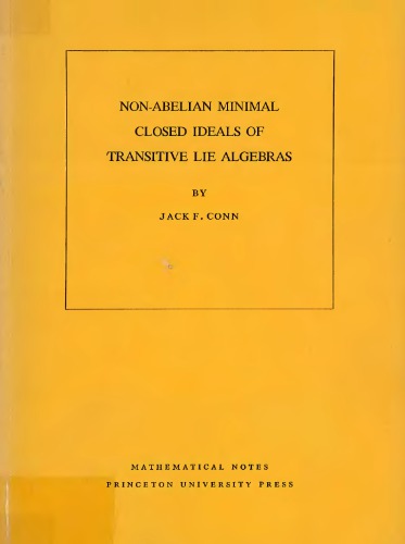 Non-Abelian Minimal Closed Ideals of Transitive Lie Algebras