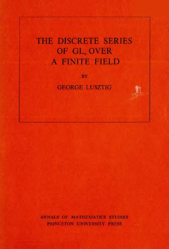 Discrete series of GLn over a finite field