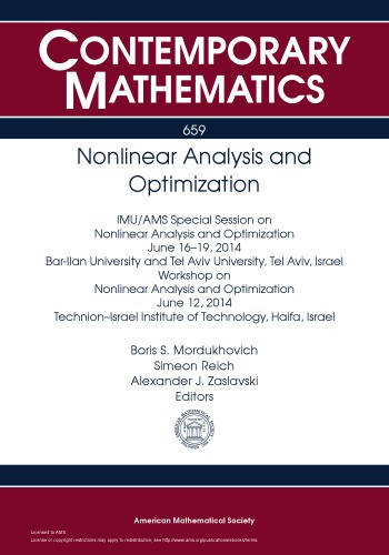 Nonlinear analysis and optimization