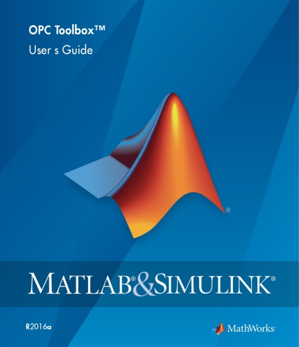 Matlab OPC Toolbox documentation