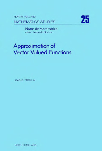 Approximation of vector valued functions