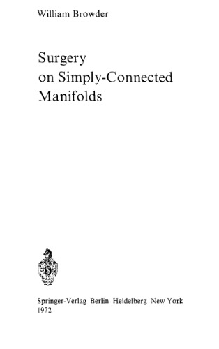 Surgery on Simply-Connected Manifolds