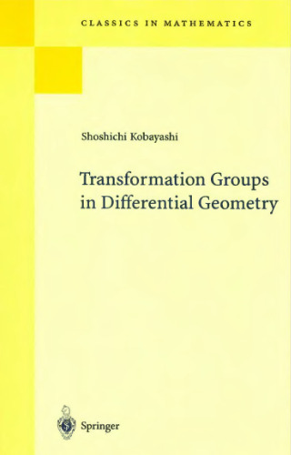 Transformation Groups in Differential Geometry