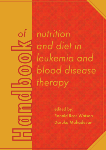 Handbook of Nutrition and Diet in Leukemia and Blood Disease Therapy