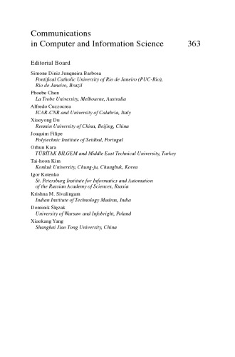 Advances in Image and Graphics Technologies: Chinese Conference, IGTA 2013, Beijing, China, April 2-3, 2013. Proceedings