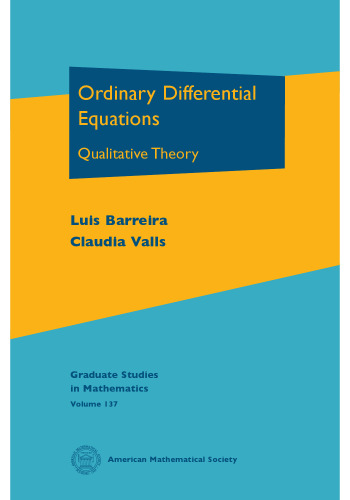 Ordinary Differential Equations: Qualitative Theory