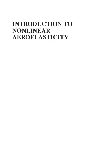 Introduction to Nonlinear Aeroelasticity