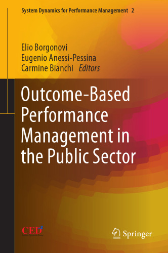 Outcome-based performance management in the public sector