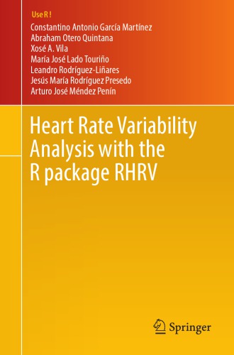 Heart rate variability analysis with the R package RHRV