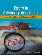 Errors in veterinary anesthesia