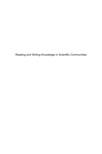 Reading and writing knowledge in scientific communities : digital humanities and knowledge construction