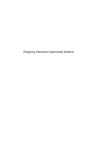 Designing interactive hypermedia systems