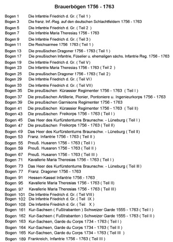 Siebenjähriger Krieg 1756-1763