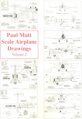 Paul Matt Scale Airplane Drawing, Volume II