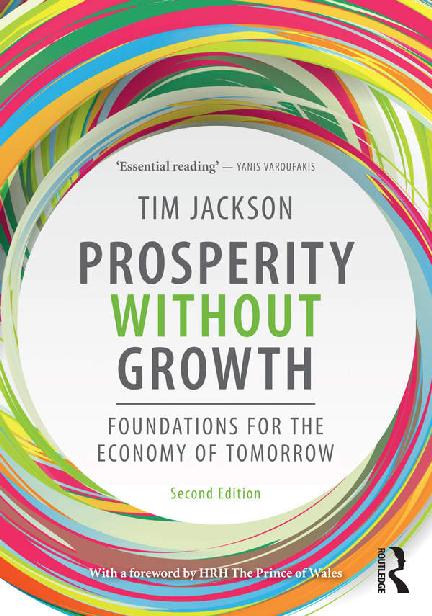 Prosperity without Growth: Foundations for the Economy of Tomorrow