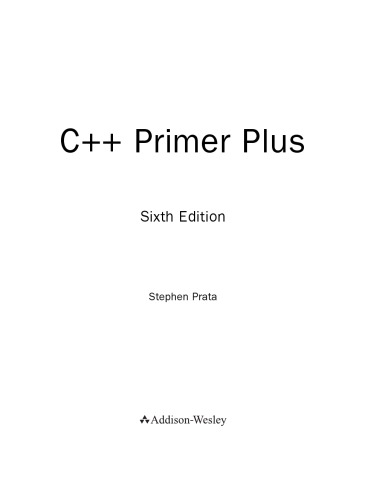 C++ Primer Plus