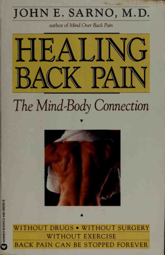 Healing Back Pain: The Mind-Body Connection