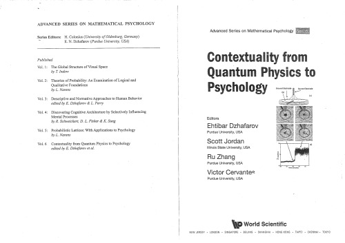 Contextuality From Quantum Physics To Psychology