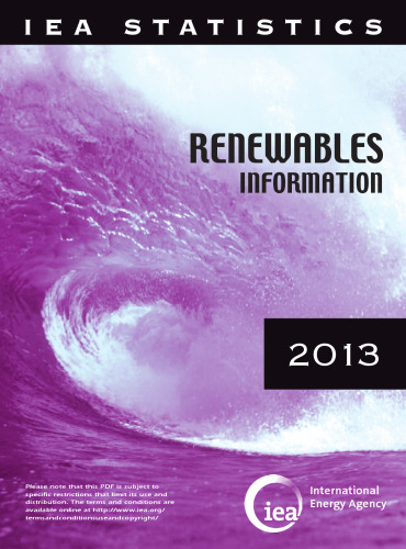 Renewables Information 2013.