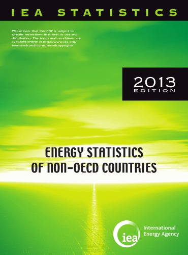 Energy Statistics of Non-OECD Countries 2013.