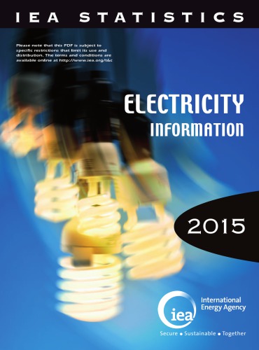 Electricity information : 2015 with 2014 data.