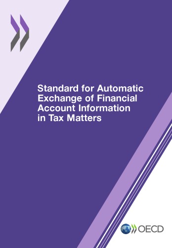 Standard for automatic exchange of financial account information in tax matters