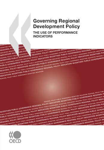 Governing regional development policy : the use of performance indicators