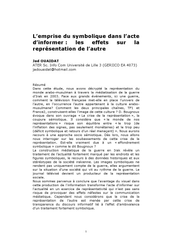 La (re)construction de l’identité par le pouvoir et les médias. 1) Les associations face à l’État : plus de démocratie, ou plus de contrôle ? 2) Repérer les stéréotypes pour mieux y résister