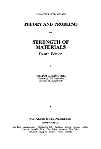 's Outline of Strength of Materials