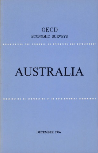 OECD Economic Surveys : Australia 1976.