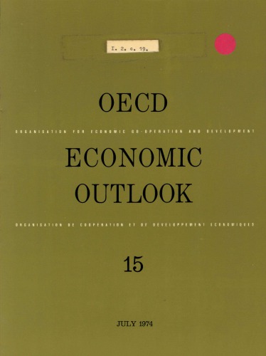 OECD economic outlook. 15.